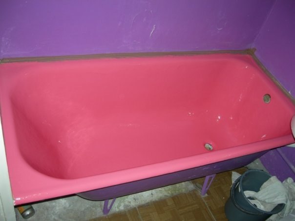 Восстановление эмали ванн домашних условиях